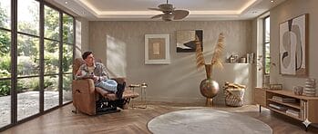 Cognac fauteuils