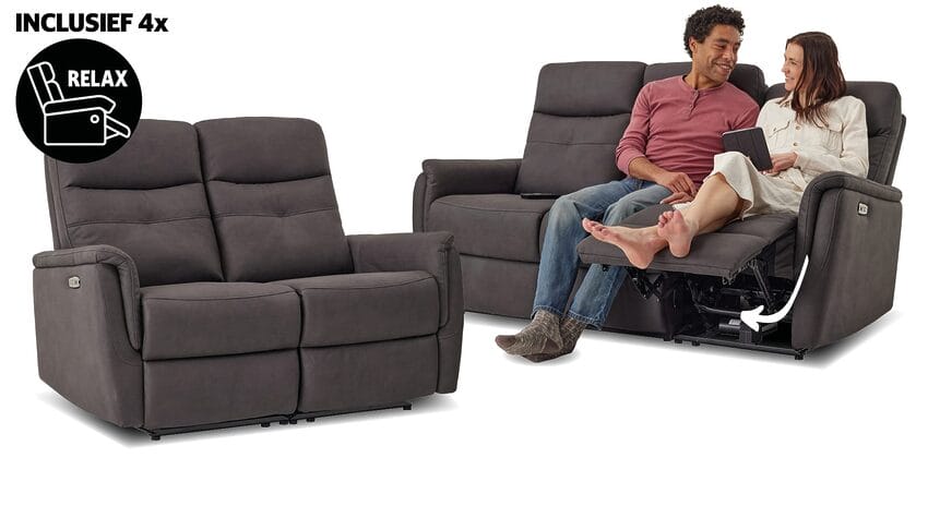 Outletmodel Enzo 3+2-zits Bank