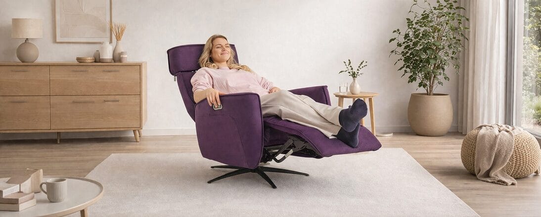 Paarse fauteuils