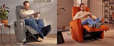 Stoffen relaxfauteuil