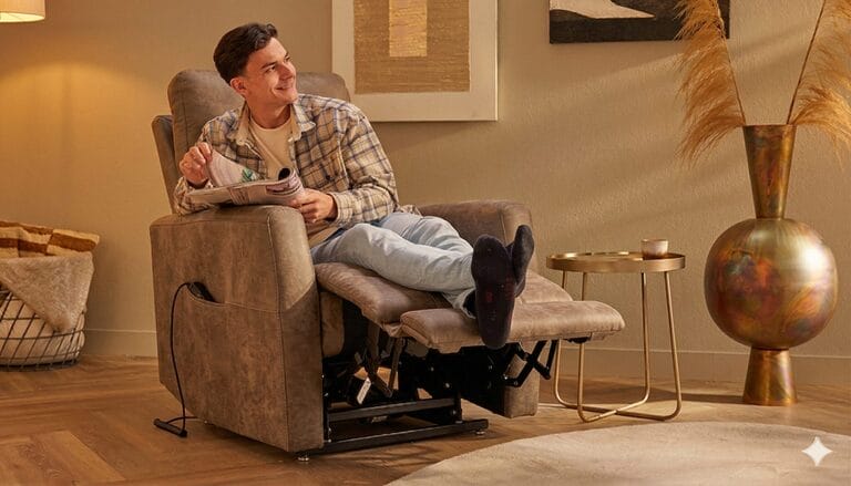 Taupe relaxfauteuil