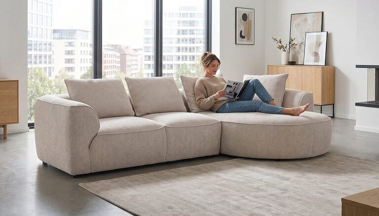 Beige Rechte Banken