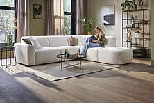Weiße Ecksofas