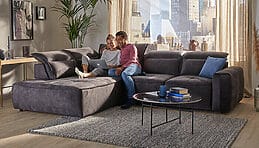 Braune Sofas