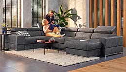 Lederschlafsofas