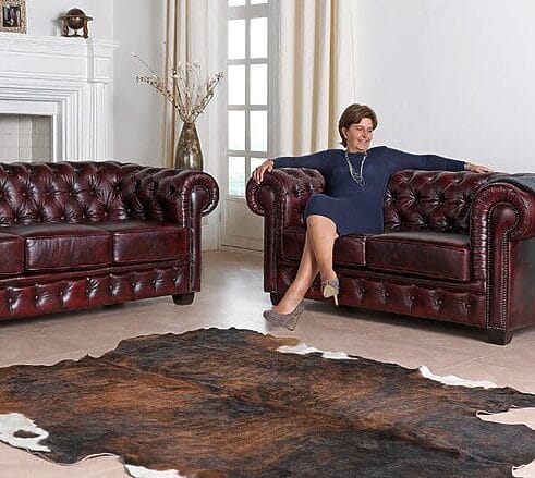 Chesterfield 2-Sitzer-Sofas