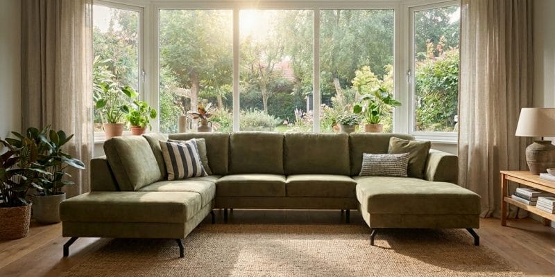 Sofa vor dem Fenster oder nicht? Warum es oft sogar eine gute Idee ist