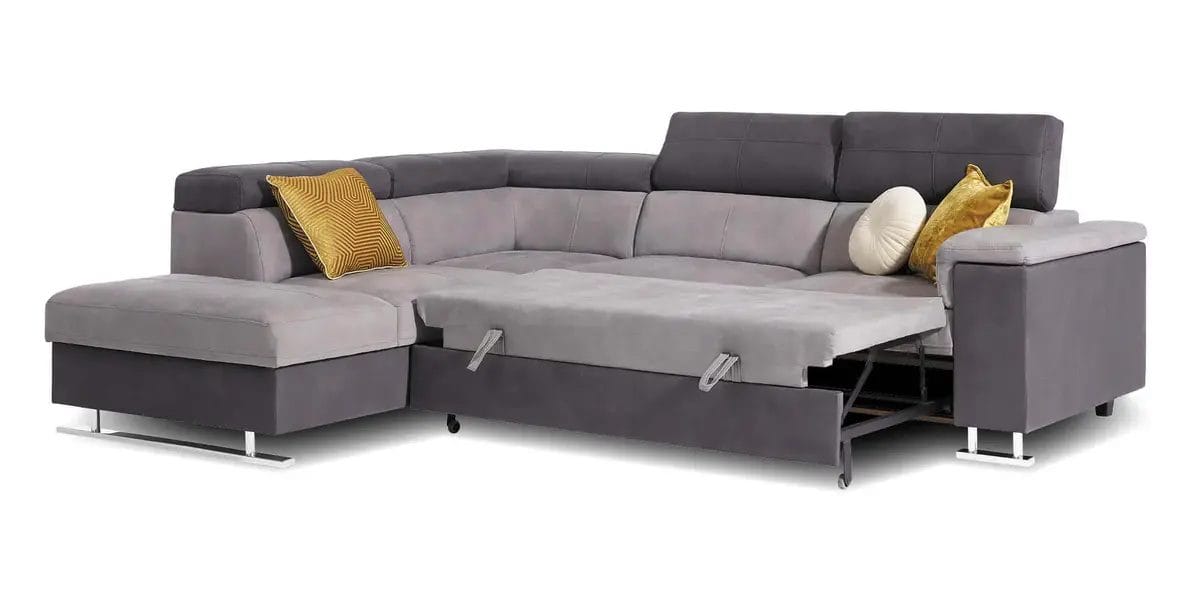 Canapé d’angle convertible : coin salon et lit d’appoint en un
